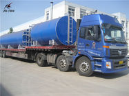 Horizontal Blue Asphalt Heating Tank Q235b Steel Material No Self Heating